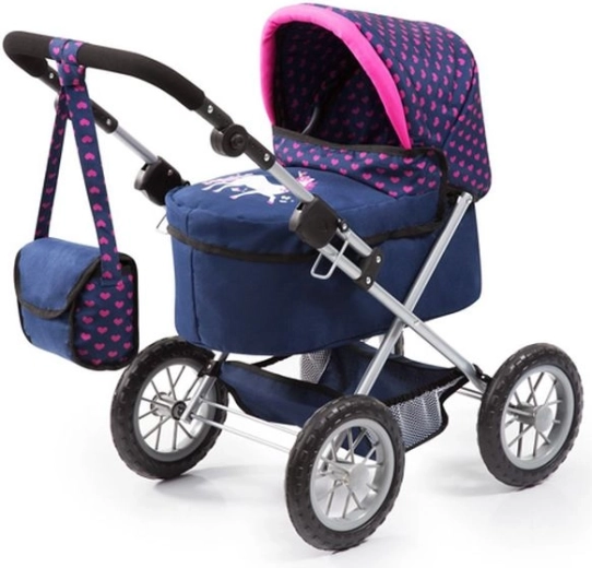 Poussette pour poupées Bayer Trendy bleu/rose