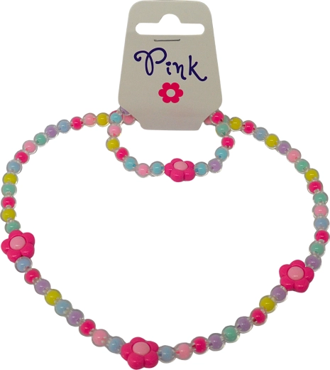 Parure collier et bracelet Fleur pour enfants