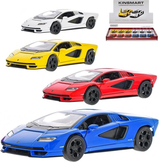 Modèle de voiture en métal Kinsmart Lamborghini Countach LPI 800-4 12,5 cm (1:38) - 1 pièce