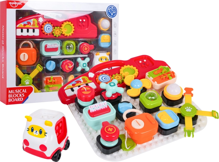 Tableau interactif multifonction avec accessoires pour enfants