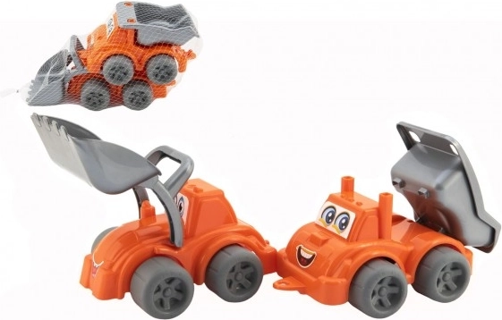 Engins de construction en plastique pour enfants 2 pcs à friction libre