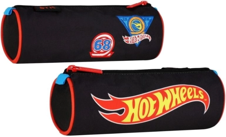 Trousse tube Hot Wheels noire - 1 pièce