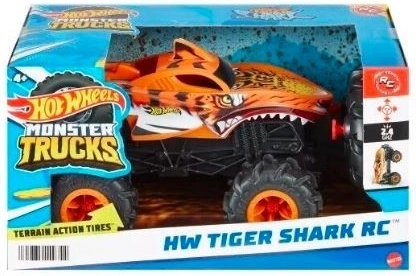 Véhicule télécommandé Hot Wheels RC Tiger Shark
