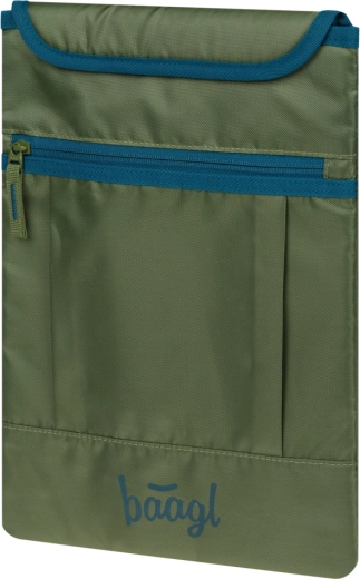 Baagl housse pour ordinateur portable 15" Olive GRS en matériau recyclé