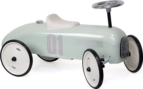 Vilac porteur vintage en métal vert sauge