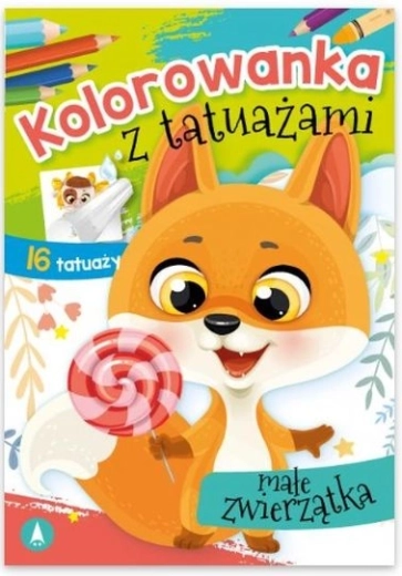 FUTRZAKtattoo – coloriages et tatouages lavables : petits animaux