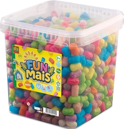 SES Funmais – kit de construction en maïs 800 pièces dans un seau