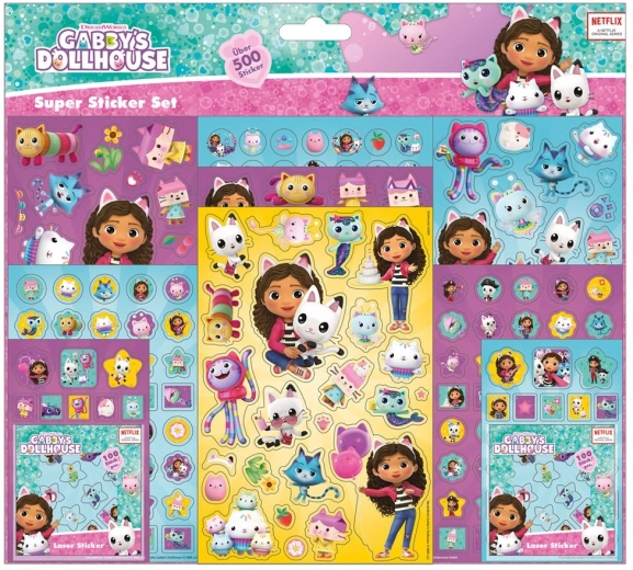 Gabby's Dollhouse super set d’autocollants