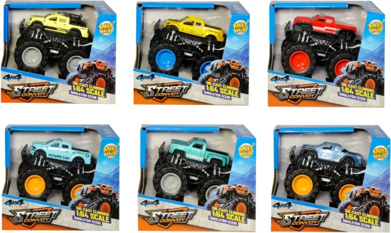 Monster truck de course à friction 1:64 - 1 pièce