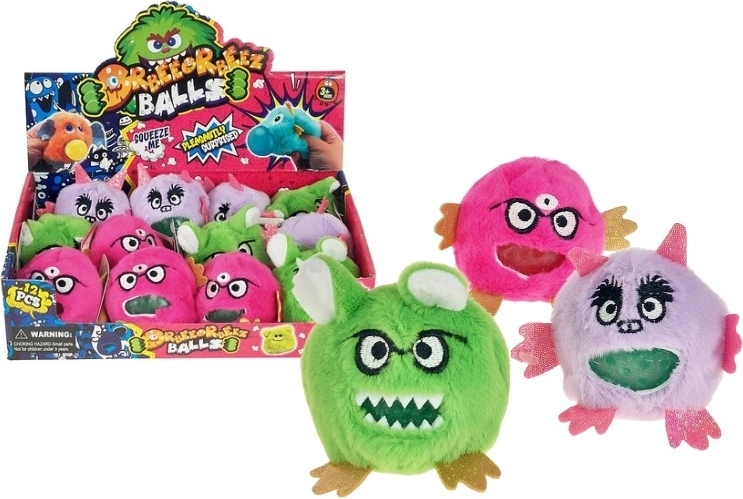 Gniotek en tenue en peluche (balle anti-stress à presser en peluche)