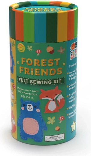 Kit créatif de couture Buddy & Barney pour animaux de la forêt