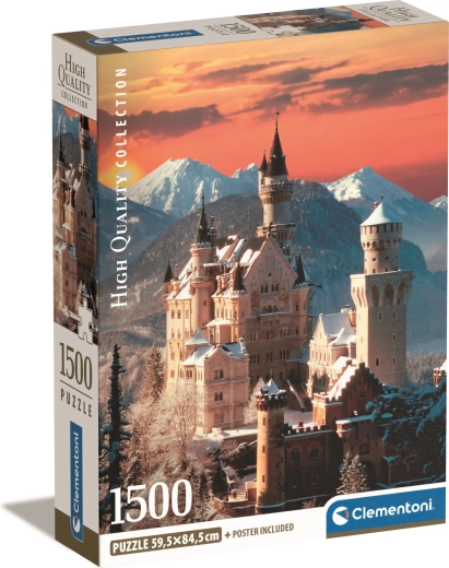 Puzzle 1500 pièces compact Neuschwanstein