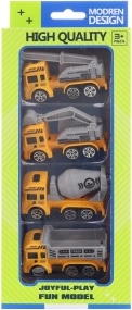 Ensemble de véhicules de chantier en plastique