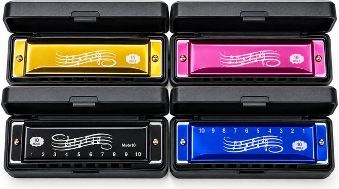 Harmonica avec étui