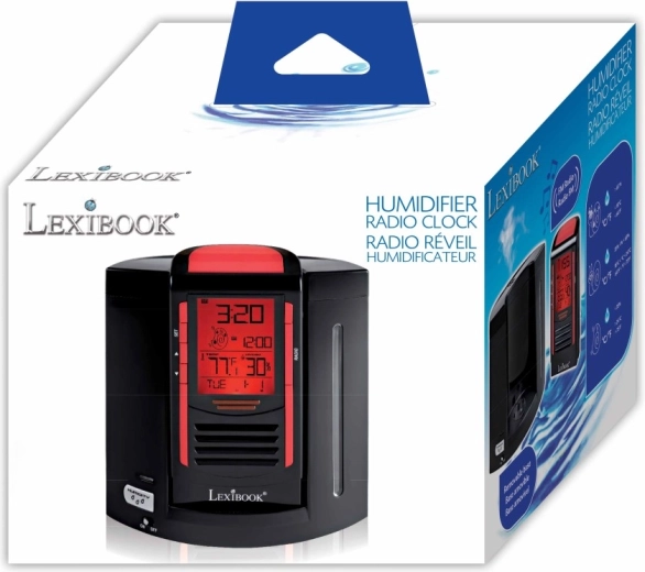 Radio-réveil Lexibook avec humidificateur d’air intégré