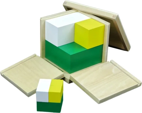 Moyo cube Montessori pour le calcul du carré (2e puissance) - 1 pièce