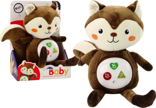 Écureuil en peluche interactif d’apprentissage Sommeil Cozy Melodies