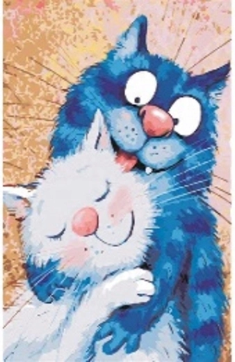 Norimpex peinture par numéros Chats amoureux 40 x 50 cm