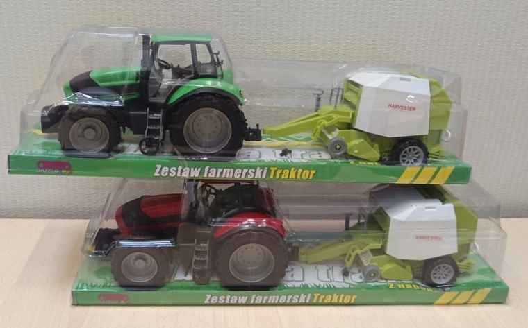 Tracteur avec machine agricole