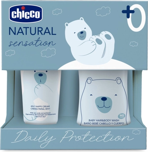 Chicco Coffret cosmétique cadeau Natural Sensation Daily Protection dès la naissance