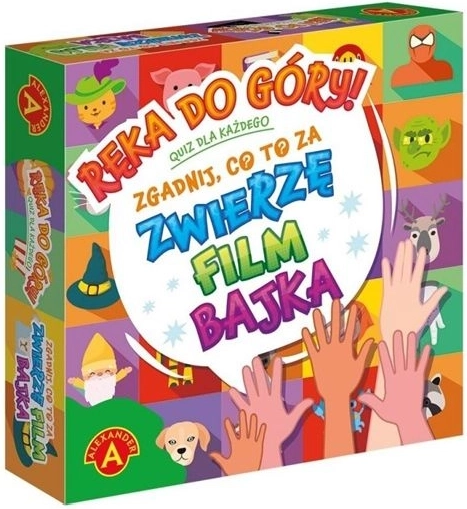 Jeu de société quiz Main levée – animaux, films et contes