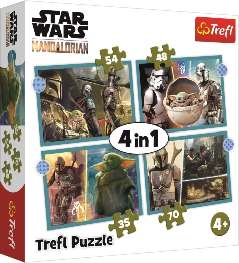 Puzzle 4-en-1 STAR WARS: THE MANDALORIAN