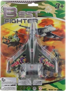 Avion militaire – chasseur (plastique)