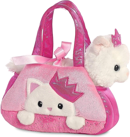 Aurora Fancy Peek-a-Boo princesse Kitty dans un sac 21 cm - 1 pièce