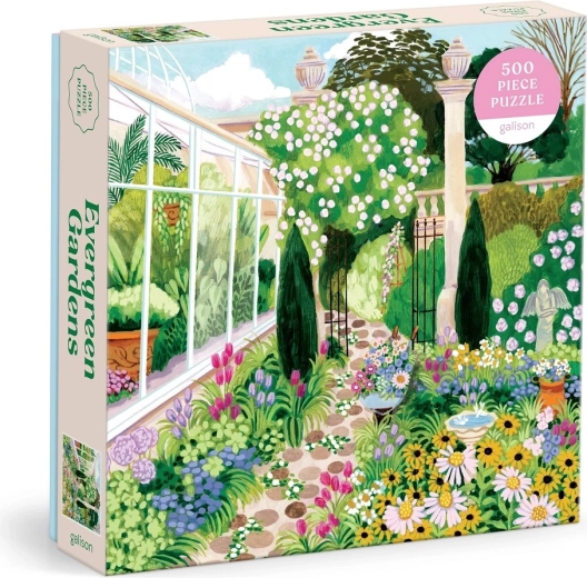 Puzzle Galison Jardin toujours vert 500 pièces