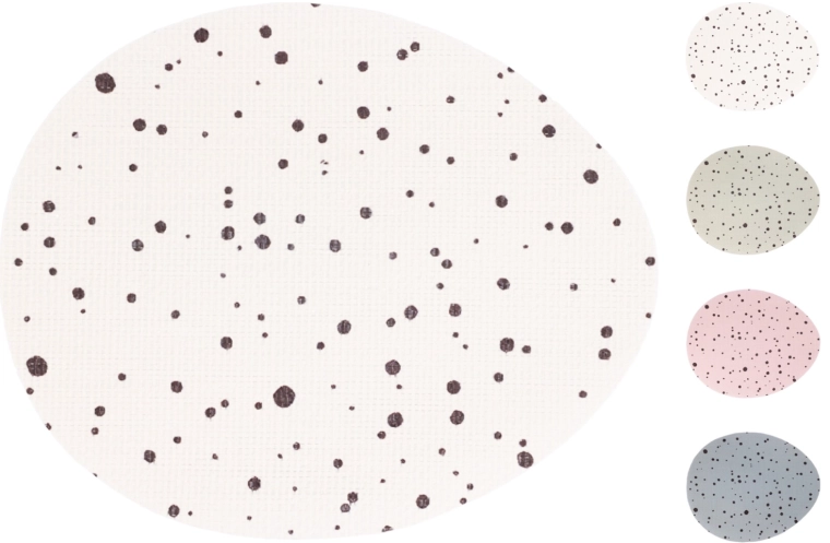 Set de table de Pâques en forme d’œuf 31 × 36 cm