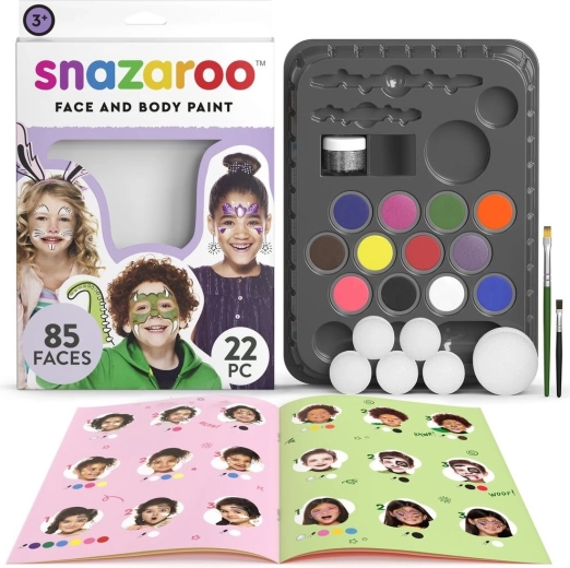 Snazaroo grand coffret de peintures pour le visage Party Pack