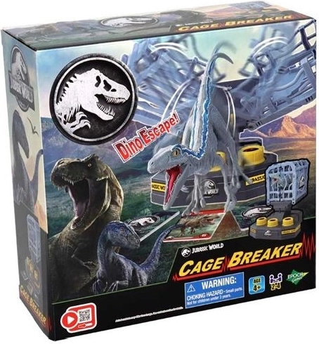 Epoch Jurassic World Cage Breaker – jeu interactif avec dinosaure