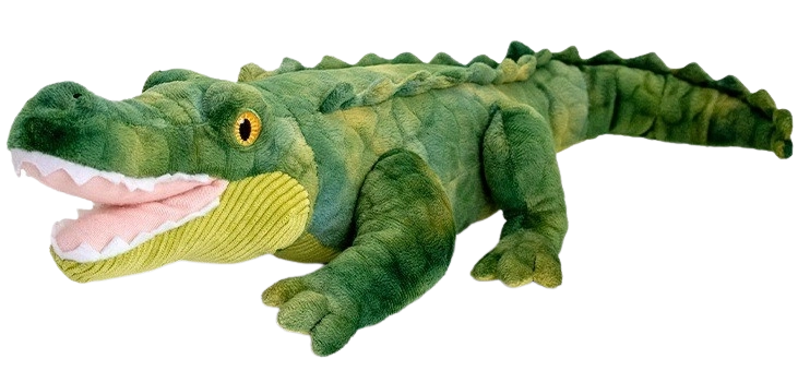 Alligator en peluche Keeleco 43 cm