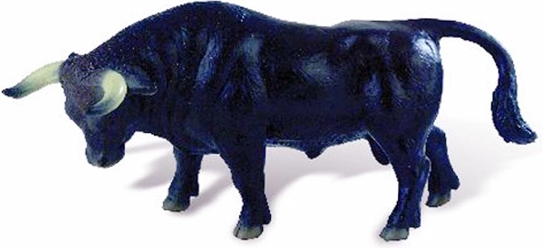 Bullyland figurine du taureau Manolo noir
