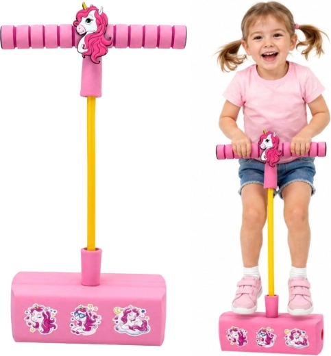 Pogo sauteur en mousse Woopie pour enfants – licorne