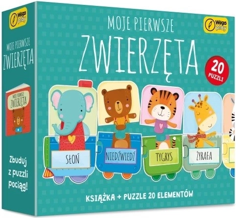 Mes premiers animaux : Puzzle et livre