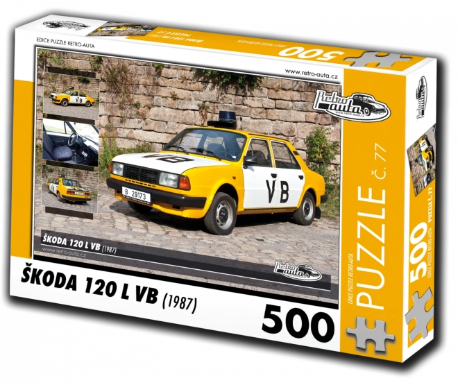 Puzzle Rétro-voitures Škoda 120 L VB (1987) – 500 pièces