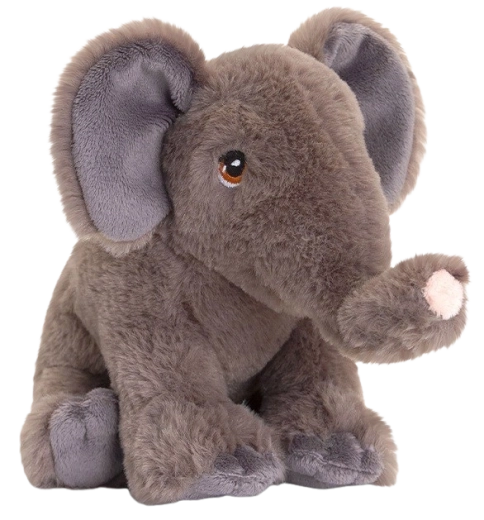 Éléphant en peluche Keel 18 cm