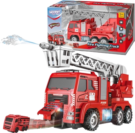 Camion de pompiers interactif WOOPIE avec échelle mobile