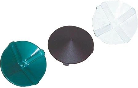 Capuchon plastique pour poteau de clôture 80 mm avec ressort, vert