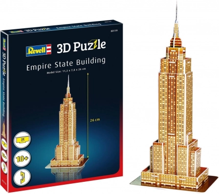Revell puzzle 3D Empire State Building – modèle en papier 26 cm