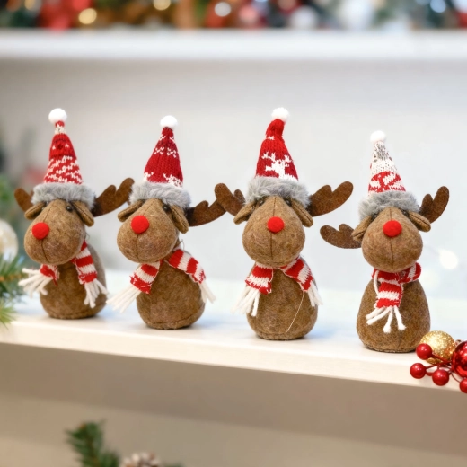 Lutin de Noël renne 18 cm, assortiment - 1 pièce