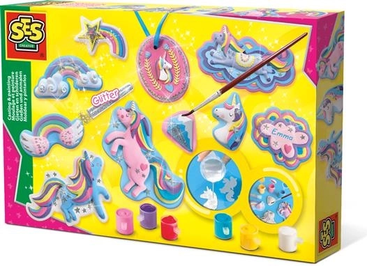 Moulage et peinture de licornes SES Creative