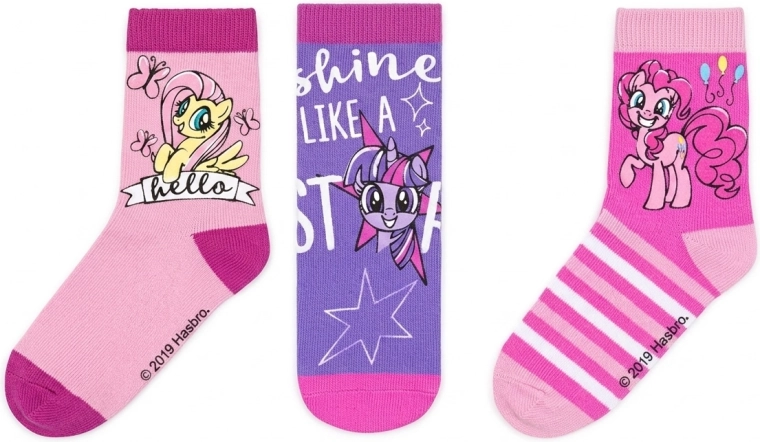 Chaussettes enfant My Little Pony – lot de 3 paires