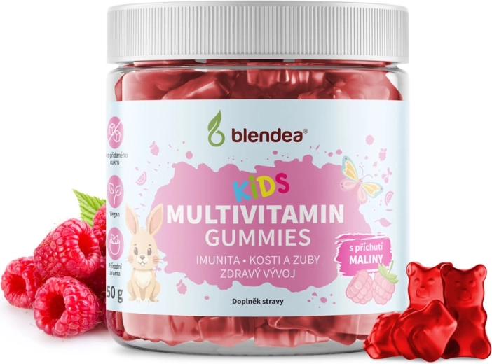 Blendea bonbons gélifiés multivitaminés pour enfants 60 pcs