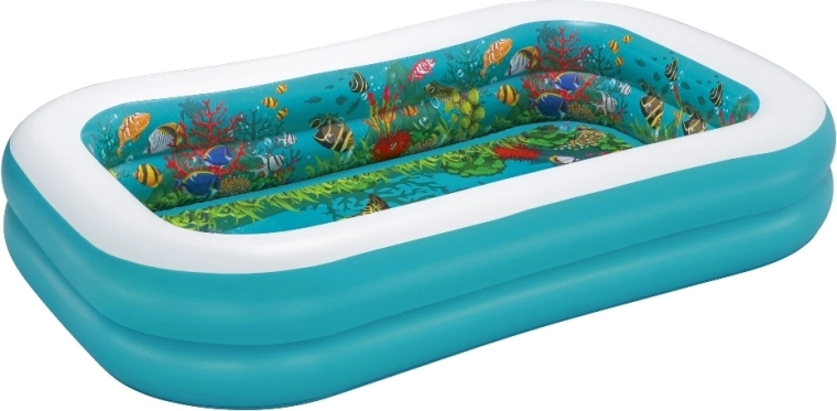 Piscine gonflable 3D Monde sous-marin 262 × 175 × 51 cm BESTWAY