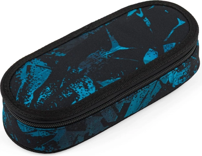 Trousse d’étudiant Topgal cyan glitch
