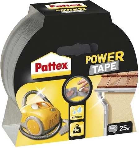 Ruban textile universel 50 mm × 10 m noir Pattex Power Tape