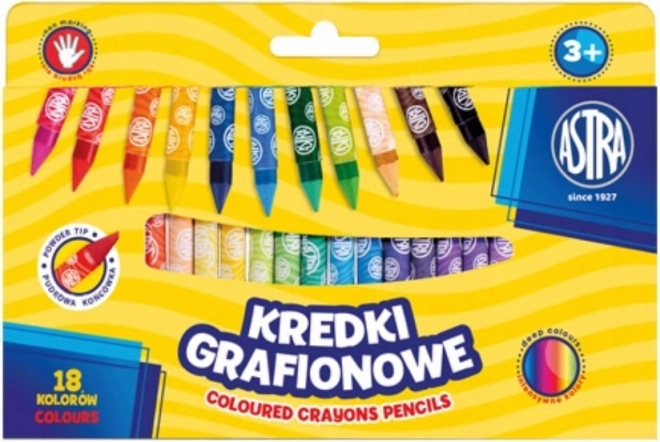 Crayons à l’argile ASTRA 18 pcs