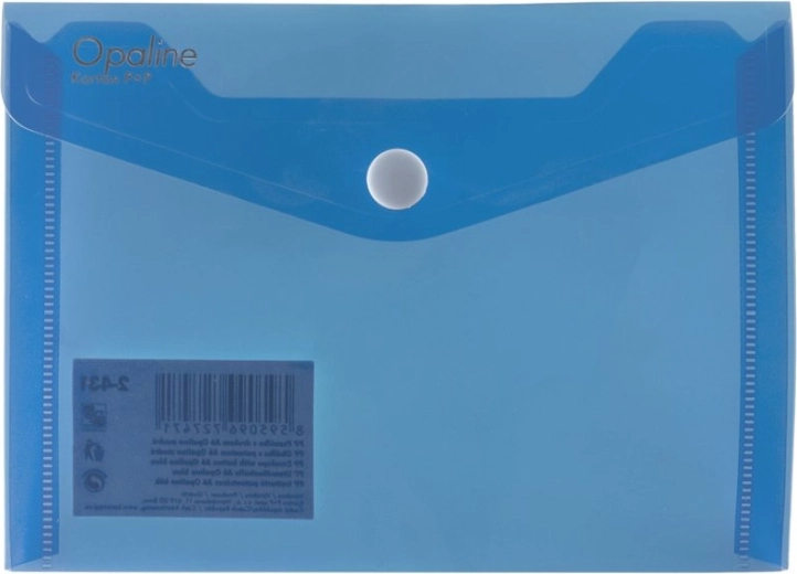 Pochette Opaline bleue